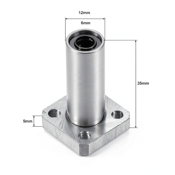 HiPicco Linear Ball Bearing LMK6LUU Double Sealed Industrial-2