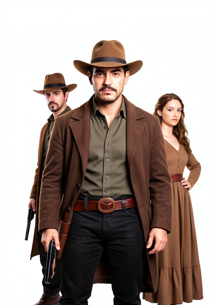 Western Justice Kindle book cover featuring rugged frontier scenery
