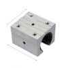 DEEPDREAM SBR20UU Slide Block Linear Ball Bearings Aluminum-1