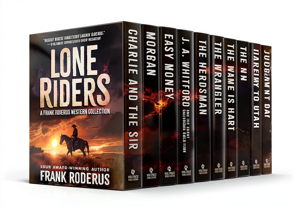 Installing Wolfpack Publishing Western Fiction Kindle Book 2205 Pages on a wooden desk