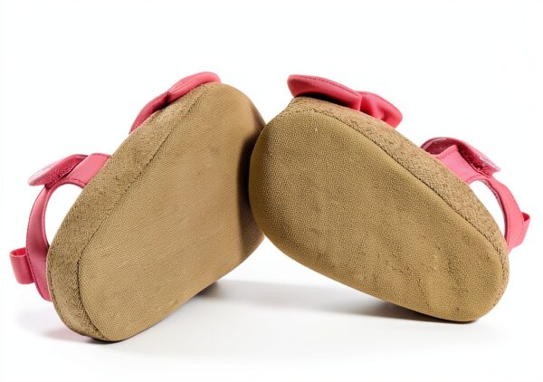 Gerber Baby Girls Sandals Coral Pink Flexible Comfy Fit-4