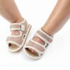 Baby Girls Sandals Soft Non-Slip High Top Ankle Casual-1