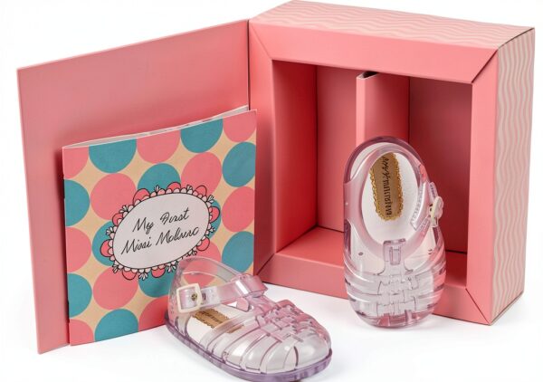 Mini Melissa Vegan Sandals Size 3 Infant Bubblegum Scented-3