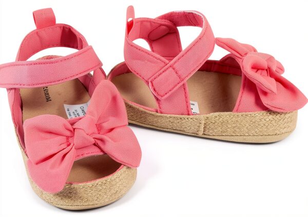 Gerber Baby Girls Sandals Coral Pink Flexible Comfy Fit-0