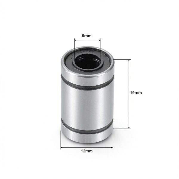 LM6UU Linear Bearing 6x12x19mm Double Seal Industrial-1