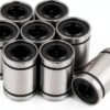 Walfront LM10UU Linear Ball Bearing Steel Double Sealed-0