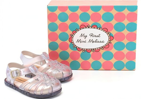Mini Melissa Vegan Sandals Size 3 Infant Bubblegum Scented-4
