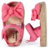 Gerber Baby Girls Sandals Coral Pink Flexible Comfy Fit-3