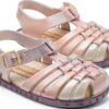 Mini Melissa Vegan Sandals Size 3 Infant Bubblegum Scented-0