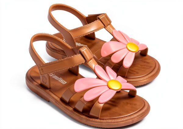 Mini Melissa Girls Jelly Sandals Bubblegum Scented Vegan-1