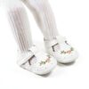 Myleleya Baby Girls Sandals Soft Sole Brown White Beige-1