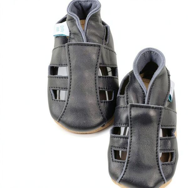 Dotty Fish Leather Baby Shoes Soft Sole Non Slip Infant-2