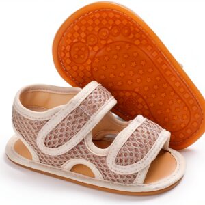 Baby Girls Sandals Soft Non-Slip High Top Ankle Casual-0