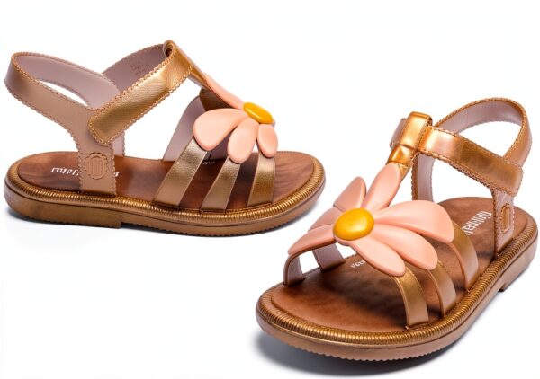 Mini Melissa Girls Jelly Sandals Bubblegum Scented Vegan-4
