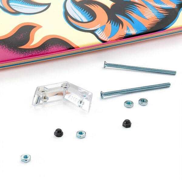 Skateboard Wall Mount Arkorus Transparent Acrylic Modern-6