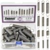 Compression Spring Kit Swpeet 250pcs 5 Sizes Carbon Steel Extension-0