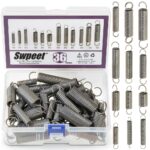 Compression Spring Kit Swpeet 250pcs 5 Sizes Carbon Steel Extension-0