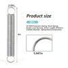 Extension Spring YRZHKS 9669 4-Inch 9/16" OD Single Loop Pack of 4-1