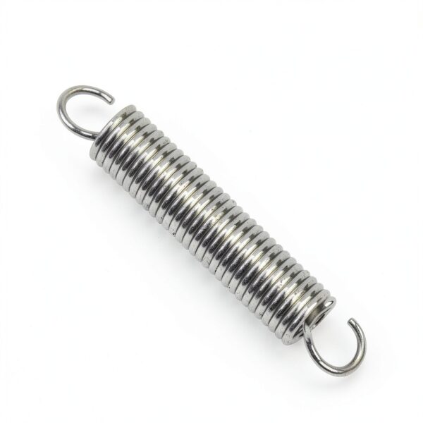 9600 Gate Spring, Replacement Springs, 0.035 GA x 1/4 in. x 1-1/2 in.,Single Loop Open, Nickel-Plated Finish, Spring Steel Construction, 6-Pack-3