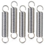 5 PCS Small Extension Springs Dual Hook Ends, 2" Length 0.35" OD Compression Stainless Steel Extension Springs Kit for Hobby DIY Crafting Home Repairs, Durable Reliable-0
