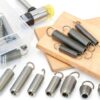 Glarks 36pcs Stainless Steel Extension Springs with Opening Hook Sets 12 Sizes Small Spring Tension Spring Wire Assortment for Machinery Construction Industrial-5