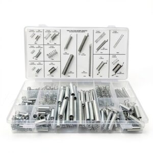 Spring Assortment Kit Sisneyca Zinc‑Plated Compression Springs 200pcs-0