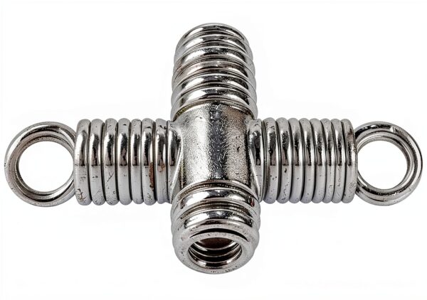 Extension Spring Prime-Line SP 9630 Nickel Steel 1in x 7in Double Loop-0