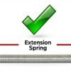 Extension Spring Prime-Line SP 9630 Nickel Steel 1in x 7in Double Loop-3