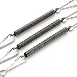 Extension Spring WZHLCX with 2 Clips – Stainless for Water Bottles-0