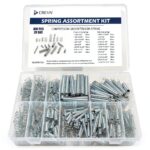 Spring Assortment Kit - 400 Pcs 20 Sizes Compression & Extension Spring Set, Zinc Plated Spring Steel for Durability - Ideal for Appliance, Toy, Automotive, Door Repair-0