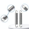 9600 Gate Spring, Replacement Springs, 0.035 GA x 1/4 in. x 1-1/2 in.,Single Loop Open, Nickel-Plated Finish, Spring Steel Construction, 6-Pack-2