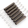 uxcell Extension Spring - 1mm Wire Dia, 10mm OD,120mm Length Spring Steel Small Dual Hook Tension Spring 3pcs-0