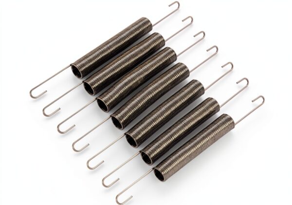 uxcell Extension Spring - 1mm Wire Dia, 10mm OD,120mm Length Spring Steel Small Dual Hook Tension Spring 3pcs-0