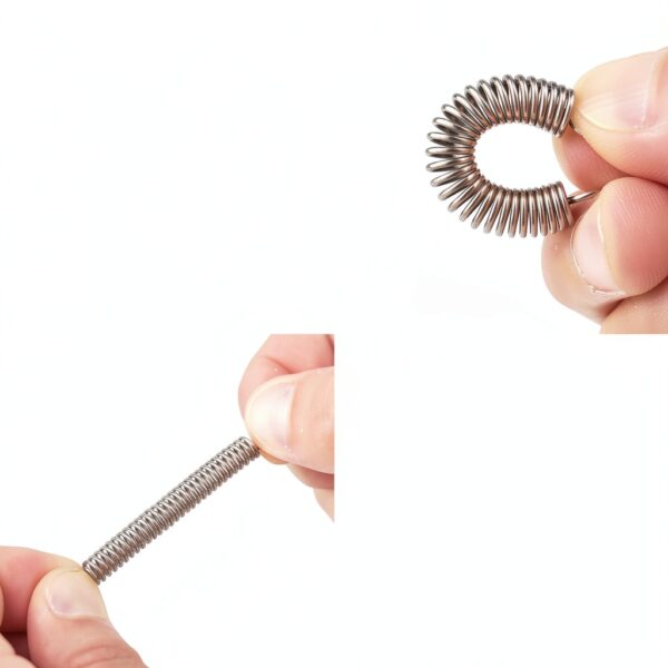 10 Pcs SP 9600 Extension Spring, 1/4 Inch x 1-1/2 Inch Spring 0.035 Inch Stainless Steel Construction Open Ends Extension Springs-3