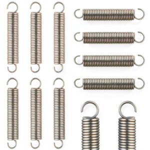 10 Pcs SP 9600 Extension Spring, 1/4 Inch x 1-1/2 Inch Spring 0.035 Inch Stainless Steel Construction Open Ends Extension Springs-0