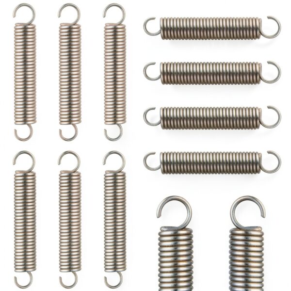 10 Pcs SP 9600 Extension Spring, 1/4 Inch x 1-1/2 Inch Spring 0.035 Inch Stainless Steel Construction Open Ends Extension Springs-0