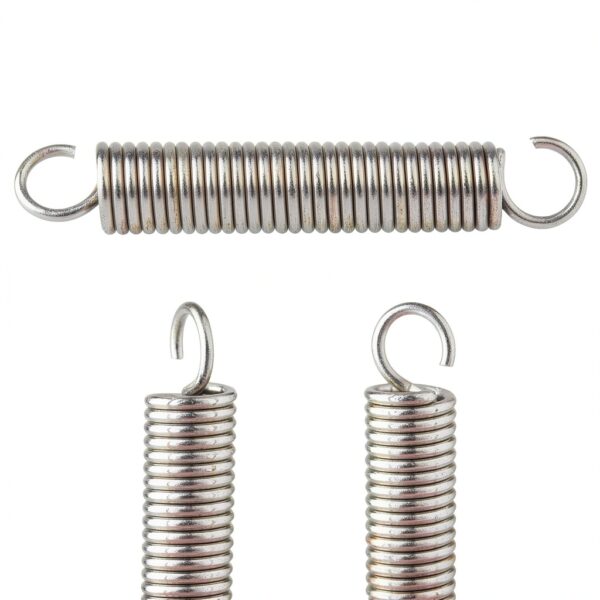 10 Pcs SP 9600 Extension Spring, 1/4 Inch x 1-1/2 Inch Spring 0.035 Inch Stainless Steel Construction Open Ends Extension Springs-1