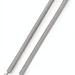 2PCS Screen Door Spring - 20 Inch Screen Door Spring Closer, Universal Stainless Steel Doors Springs Closer, Gate Springs Hardware for Wooden and Vinyl Fence-0