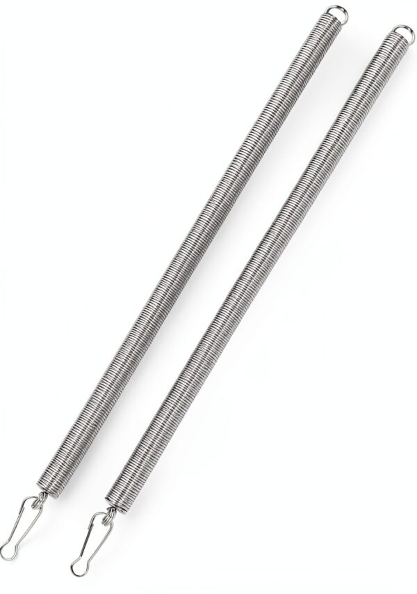 2PCS Screen Door Spring - 20 Inch Screen Door Spring Closer, Universal Stainless Steel Doors Springs Closer, Gate Springs Hardware for Wooden and Vinyl Fence-0
