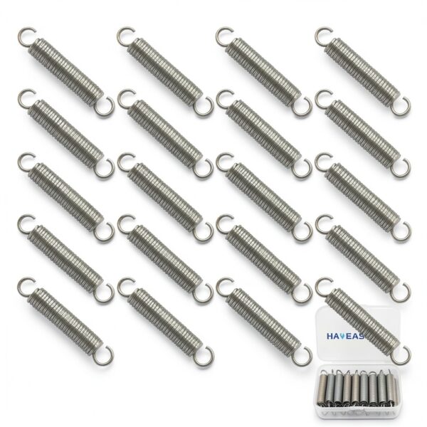 SP9600 Extension Spring 1/4" x 1-1/2" SS Hook Ends – HayEastdor 20pcs-0