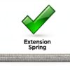 Extension Spring Prime-Line SP 9600 Nickel 1/4 inch x 1-1/2 inch 2-3